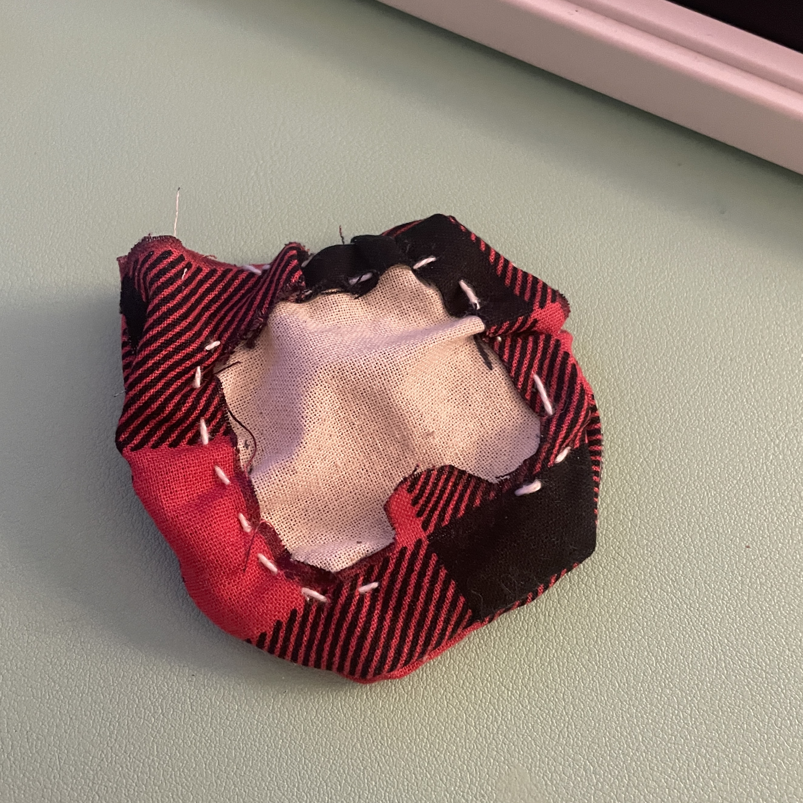 Final fabric prototype for medical patch.