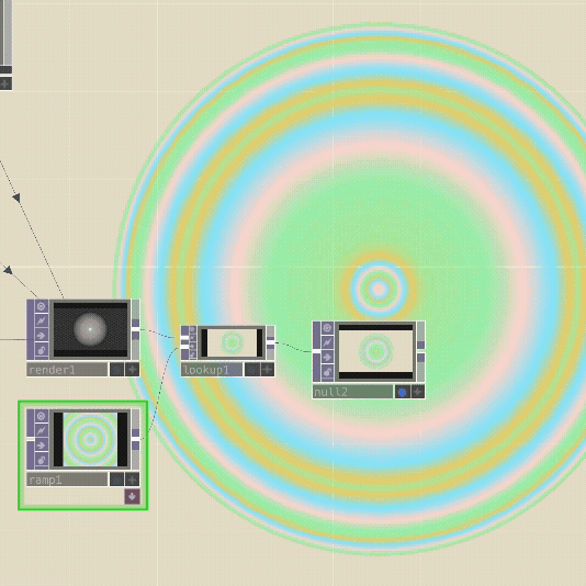 I tried another type of gradient, which caused a 'stripes effect'