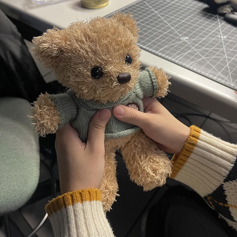 We noted how users interacted with each plushie during our first usability test.